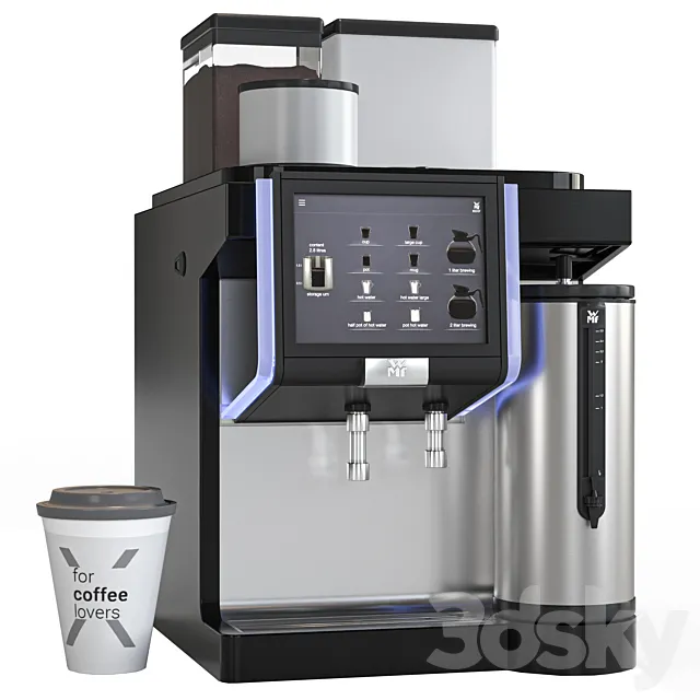WMF 9000 coffee machine 3D Model