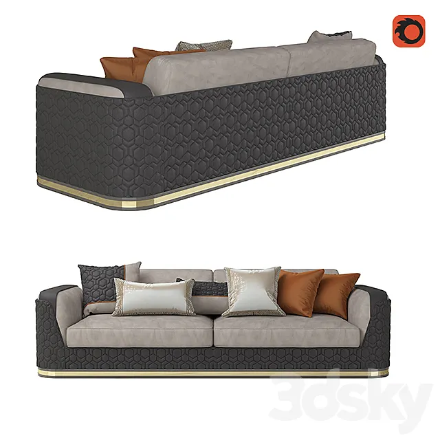 Woiss Mobili Artur Sofa 3DModel