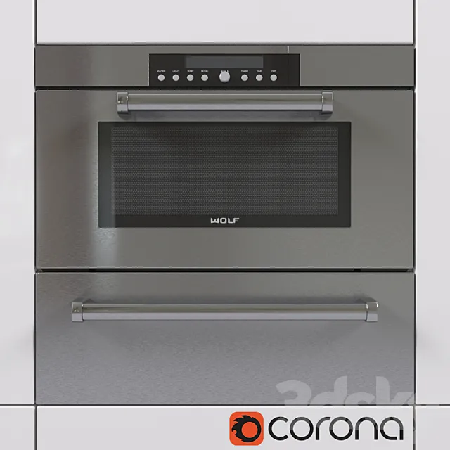WOLF STEAM OVEN & WARMING DRAWER 3DModel