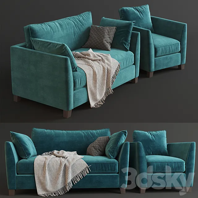 Wolseley love seat 3DModel