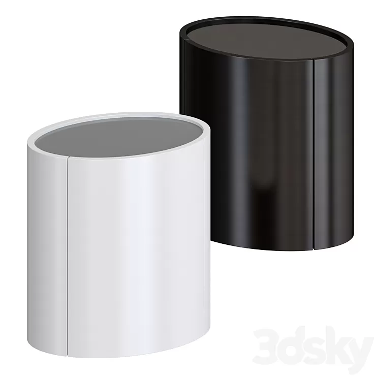 Woltu Oval - night stand 3D Model