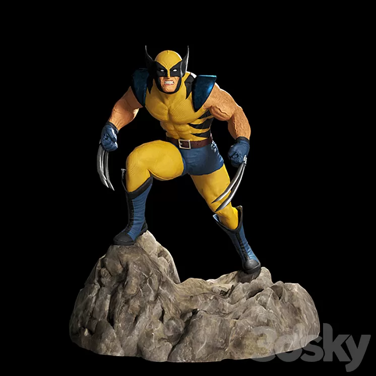 Wolverine 3D Model