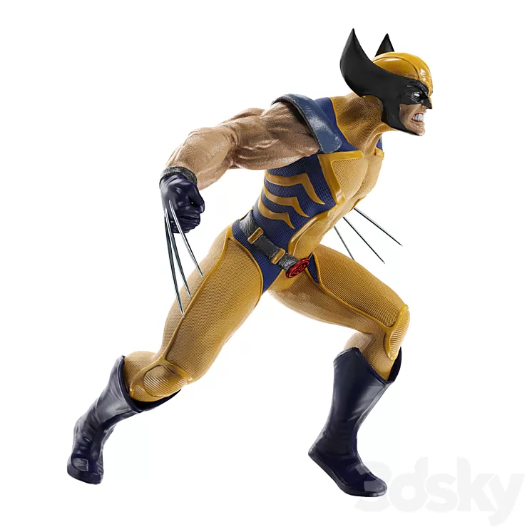 Wolverine 3D Model