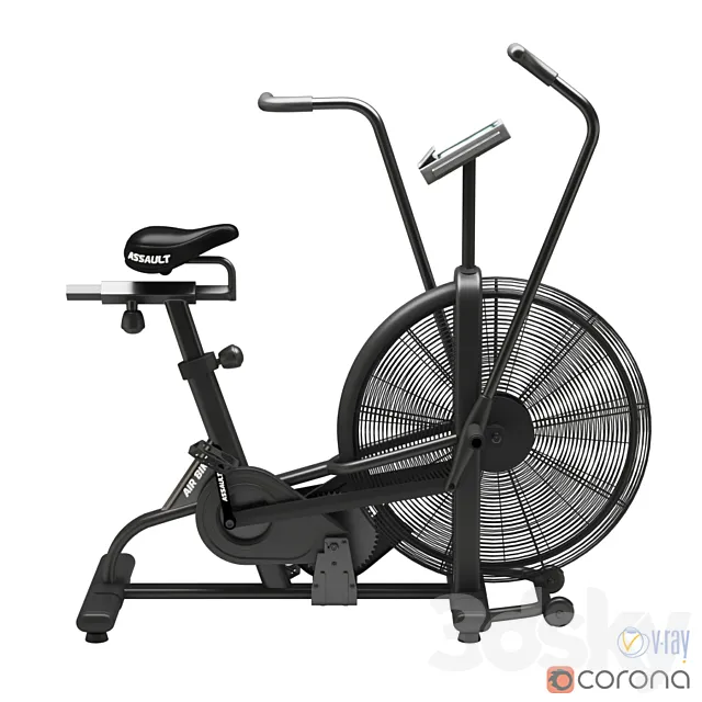 Wolverson Fitness Assault Airbike Classic 3D Model