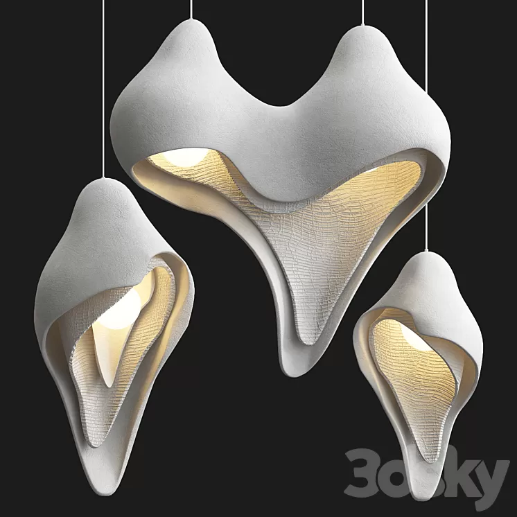 Womb Pendant Lamps 3D Model Free