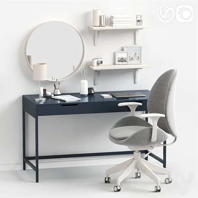 Women's dressing table and workplace 3DModel