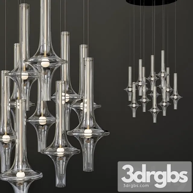 Wonder penta lampada a sospensione 3D Model Free