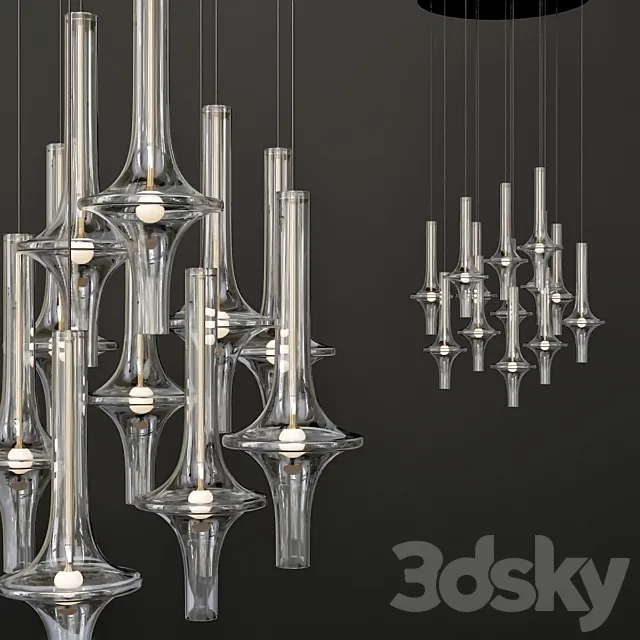 Wonder Penta Lampada a Sospensione 3DModel