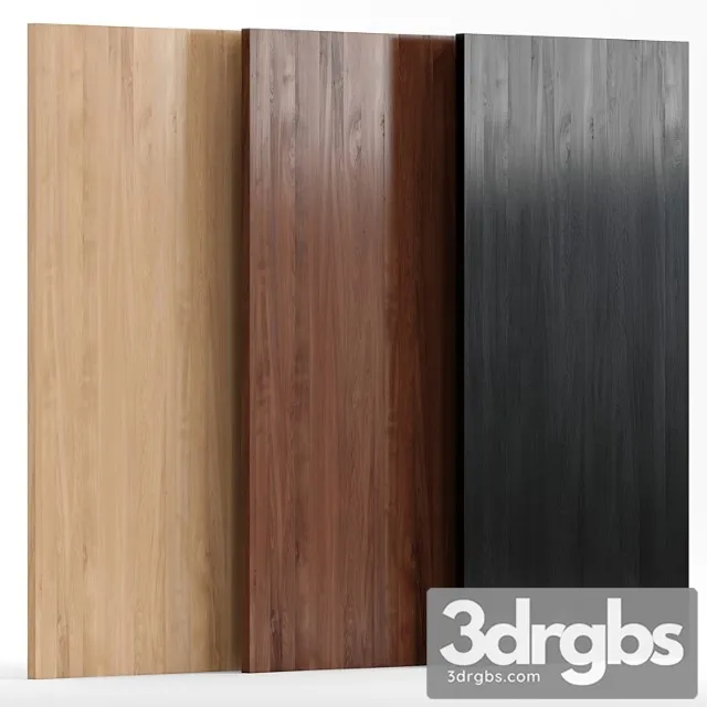 Wood 35 With 3 Materials 3D Model Free