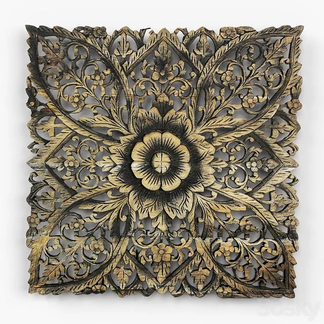 wood-based panel 3D Model