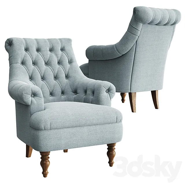 Wood bros pickering armchair 3DModel