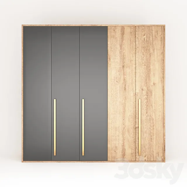 Wood cabinet 3DModel