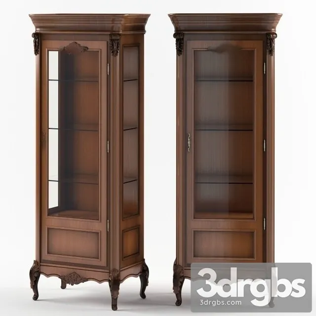 Wood Display Case 3D Model Free