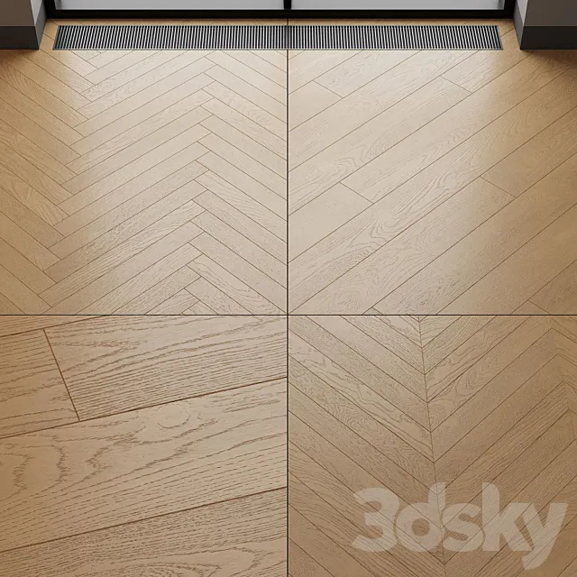 Wood floor Natural Oak 3DModel