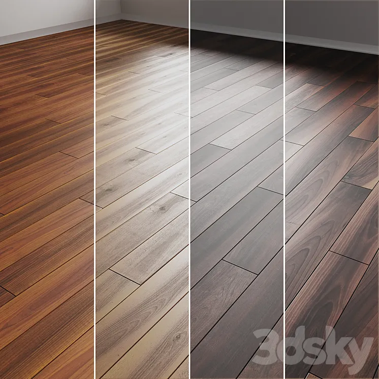 Wood floor set | Woodco SIGNATURE 3D Model Free