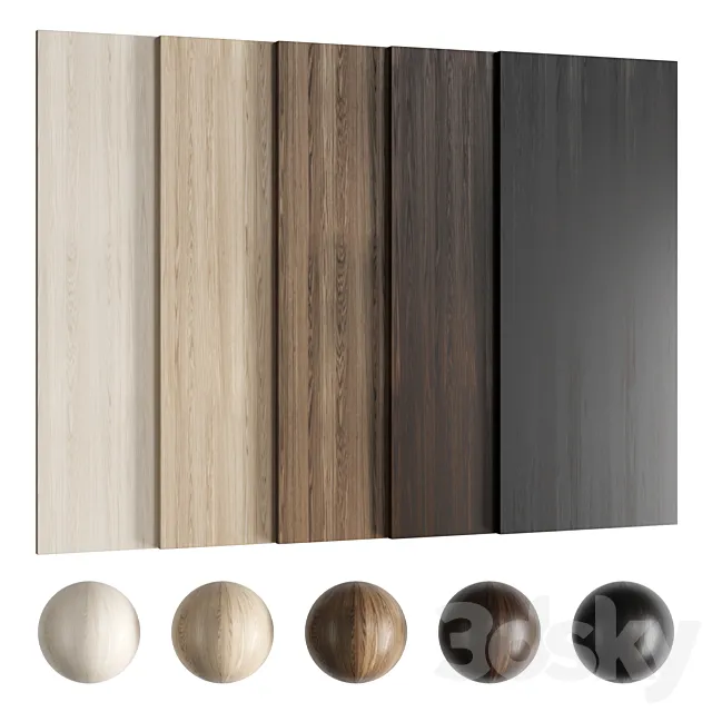Wood material Oak 010 (Seamless texture) 3D Model