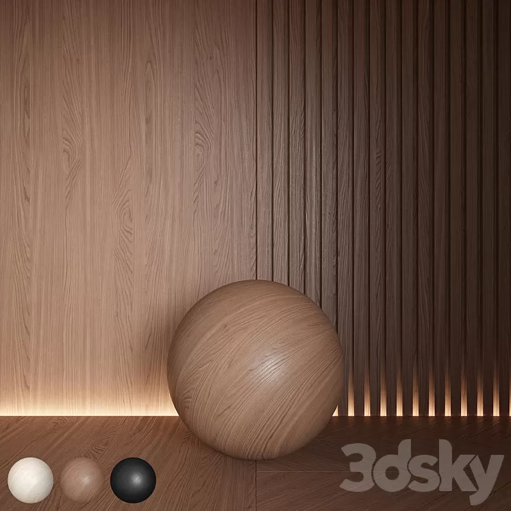 Wood material seamless 3D Model Free