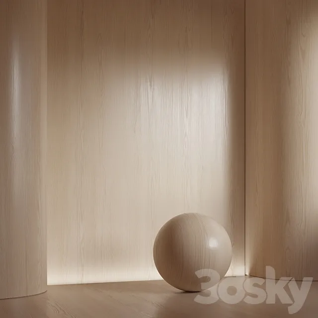 Wood material seamless 45 3D Model