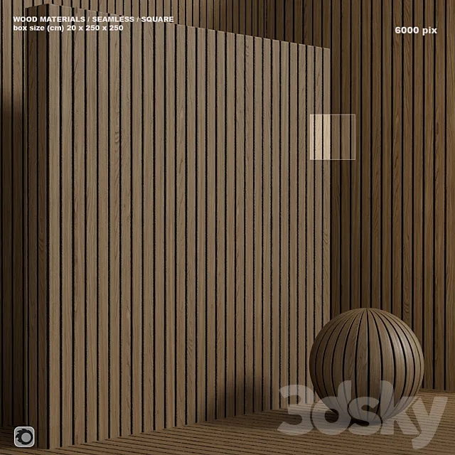 Wood material (seamless) planks - set 128 3D Model