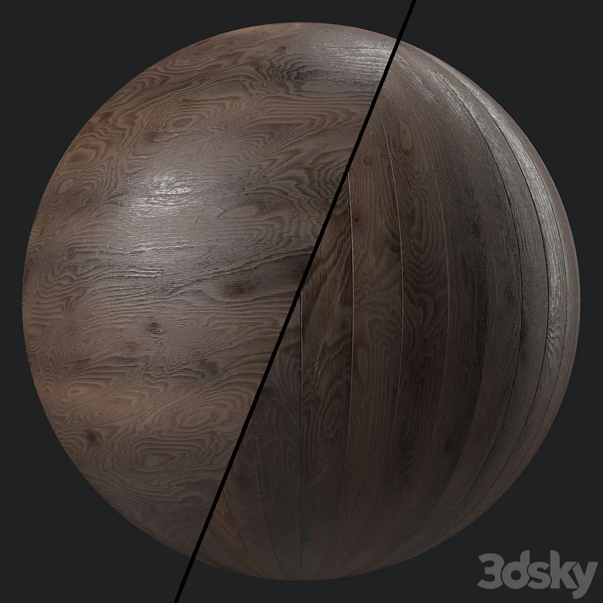 Wood Materials 28- Wooden Panel 3D Model