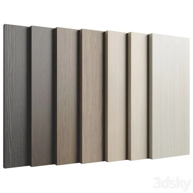 Wood Materials Collection LuxLucia Casa - 7 Colors 3D Model