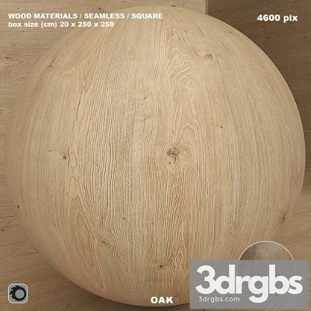 Wood oak material (seamless) - set 73 3D Model Free