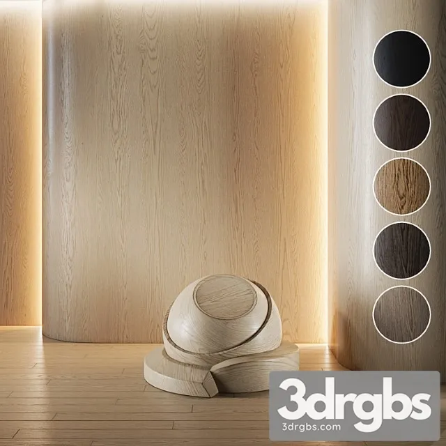 Wood Oak Set Seamless Laminate Parquet 23 3D Model Free