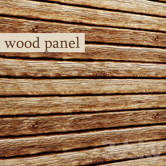 Wood panel 3D Model