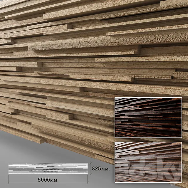 Wood panel 3DModel