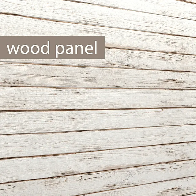 Wood panel. wall decor. plank panels. wood decor. boards. wooden wall. panel. slats. bleached. white 3DModel