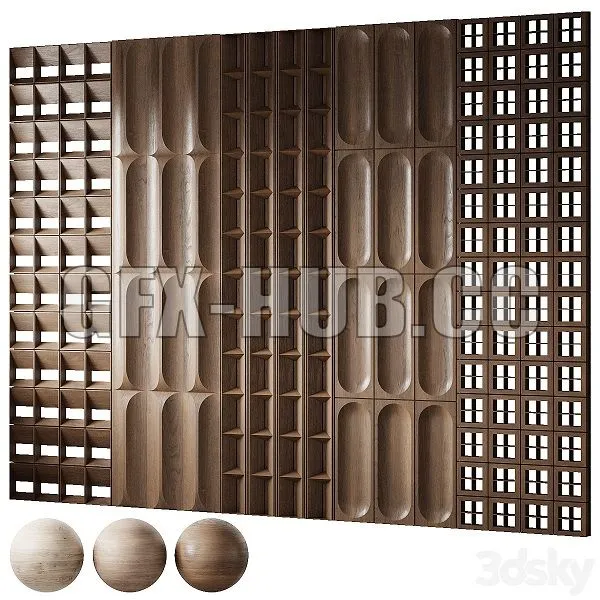 Wood Panels 3 3D Model