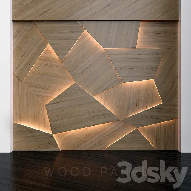 Wood panels 3DModel