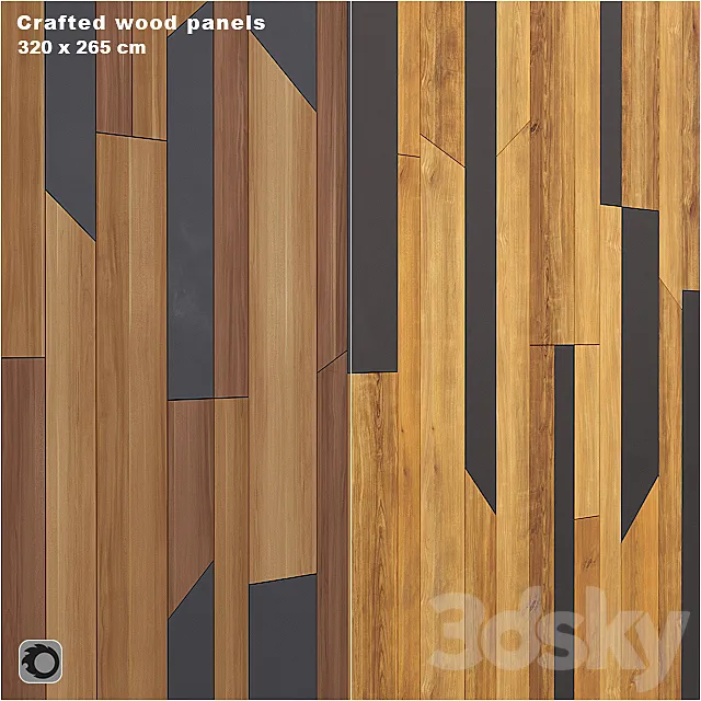 Wood panels - craft 3DModel