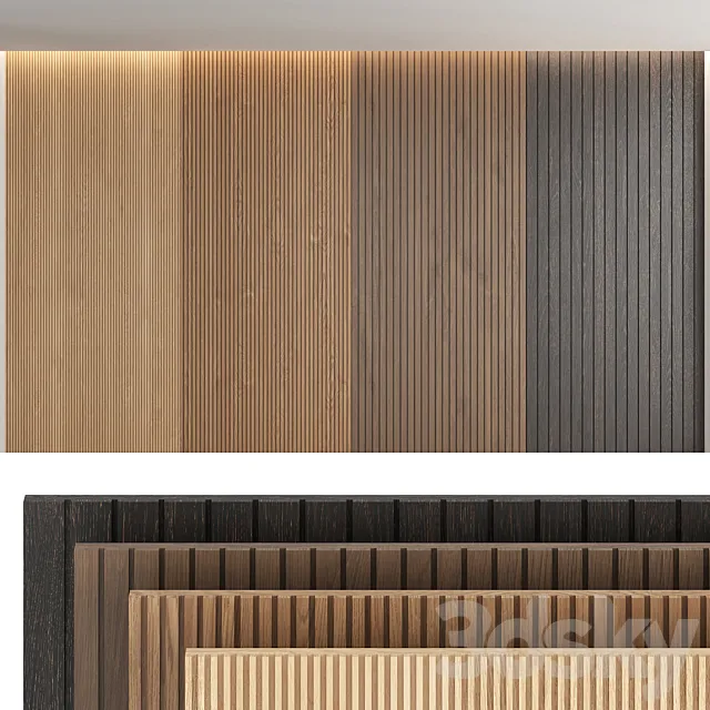 Wood panels_set4 3DModel