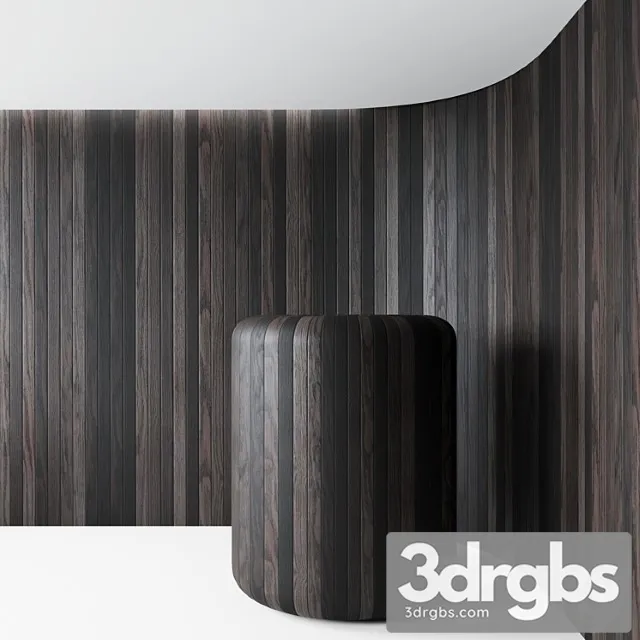 Wood Rails 3D Model Free