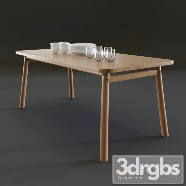 Wood Root Table 3D Model Free
