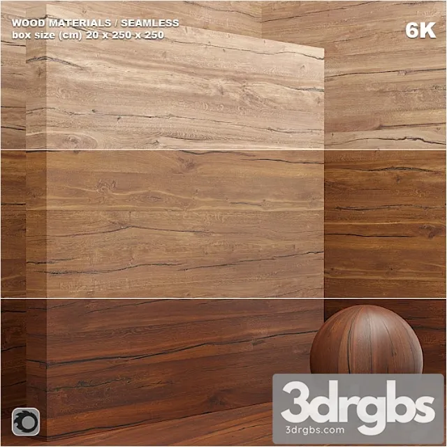 Wood slab (seamless) - set 27 3D Model Free