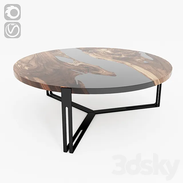 Wood slab table Free Download