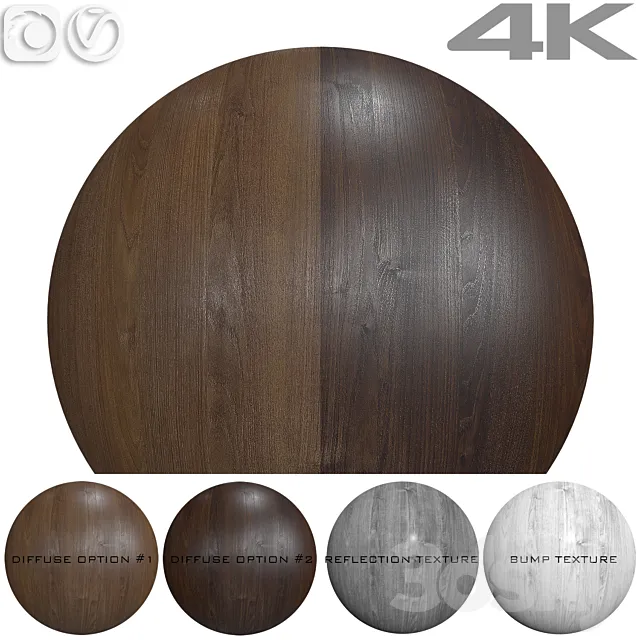 Wood texture - Acacia 3D Model