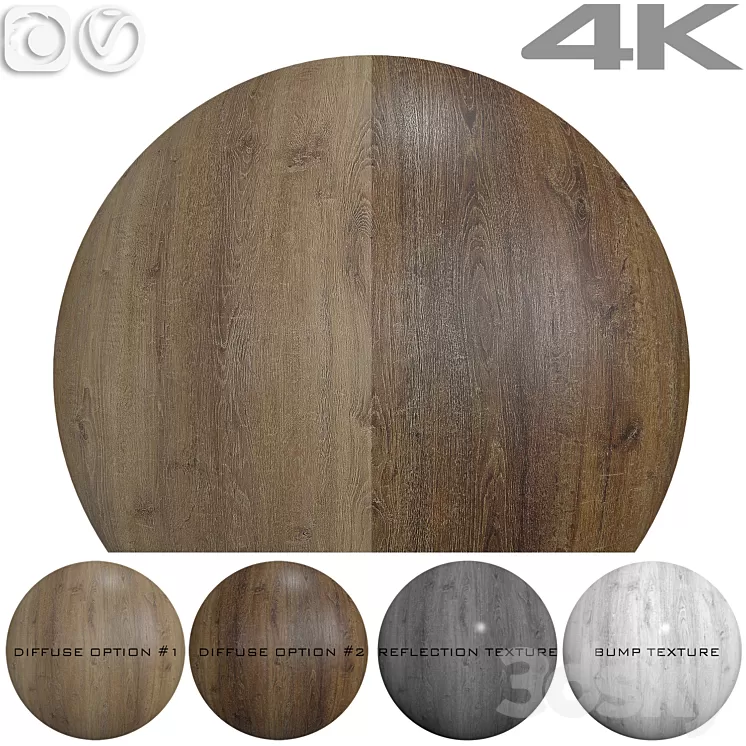 Wood texture - Oak №16 3D Model Free