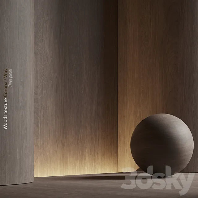 wood textures 3D Model