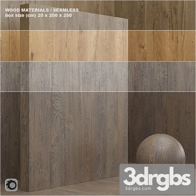 Wood veneer (seamless) - set 14 3D Model Free