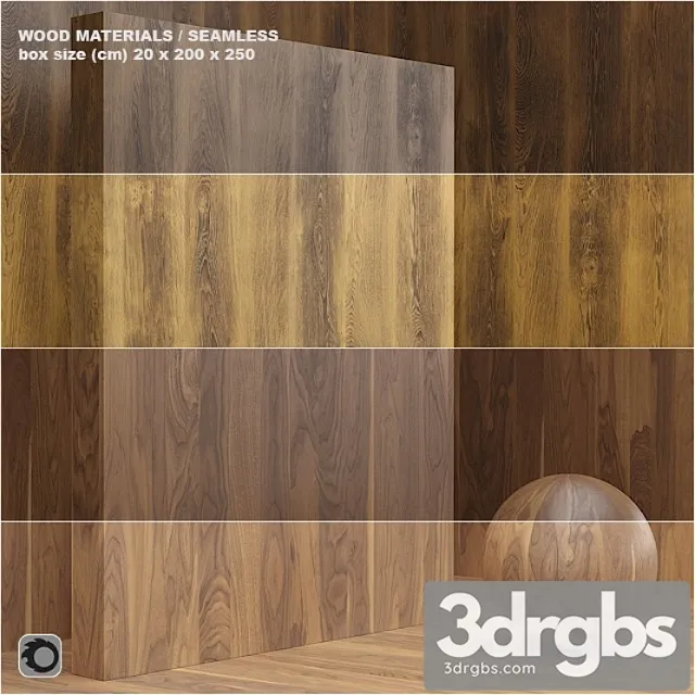 Wood veneer (seamless) - set 15 3D Model Free