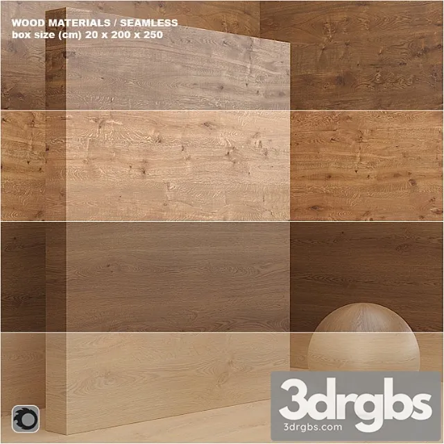 Wood veneer (seamless) - set 16 3D Model Free