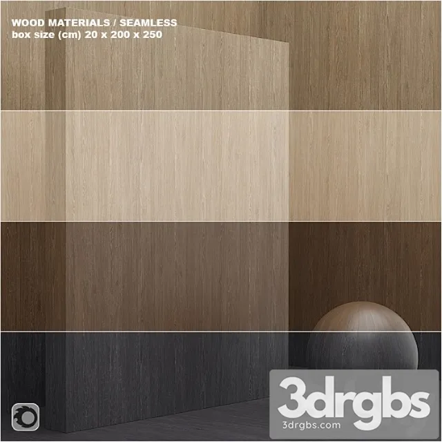 Wood veneer (seamless) - set 21 3D Model Free