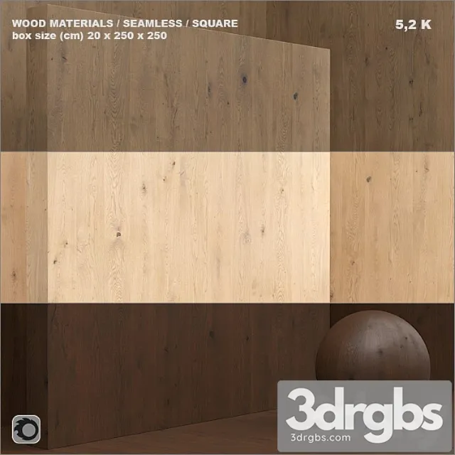 Wood veneer (seamless) - set 40 3D Model Free