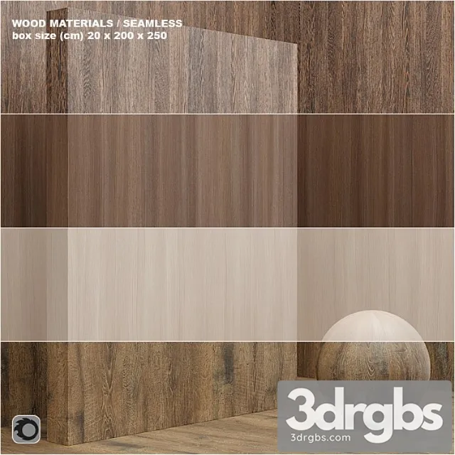 Wood veneer (seamless) - set 9 3D Model Free