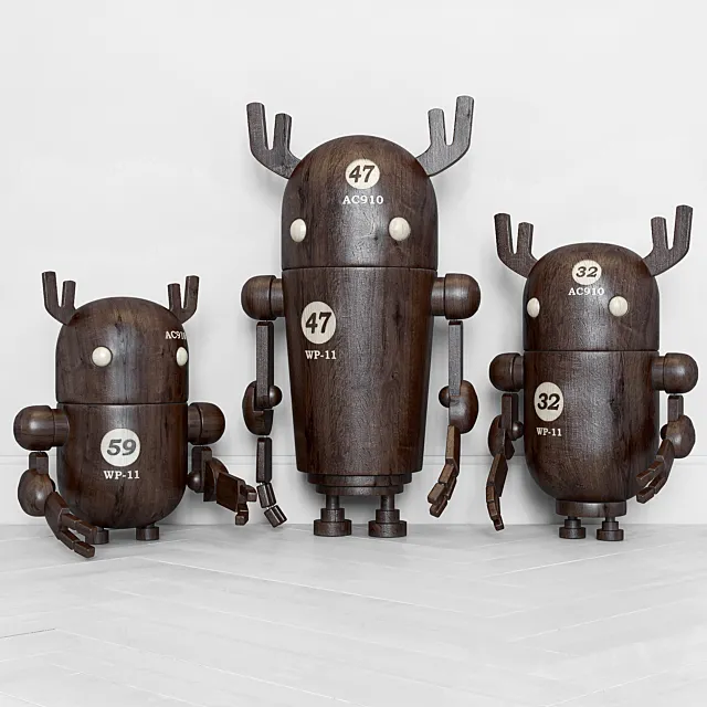 Woodbots 3D Model