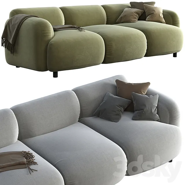 Wooddi swell sofa 3DModel