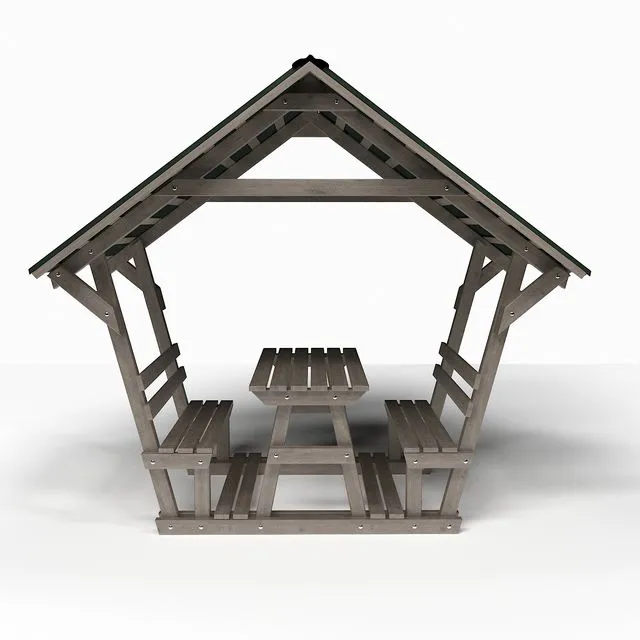 Wooden arbor 3D Model